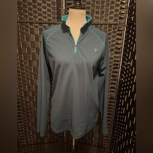 Old Navy Active Gray and Teal Pullover sz M